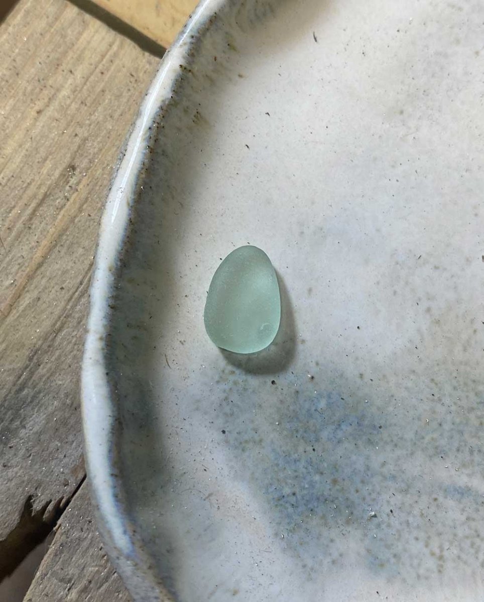 Custom Seaglass Ring for AnnaSeaglass RingCustomAngela Wozniak Jewellery