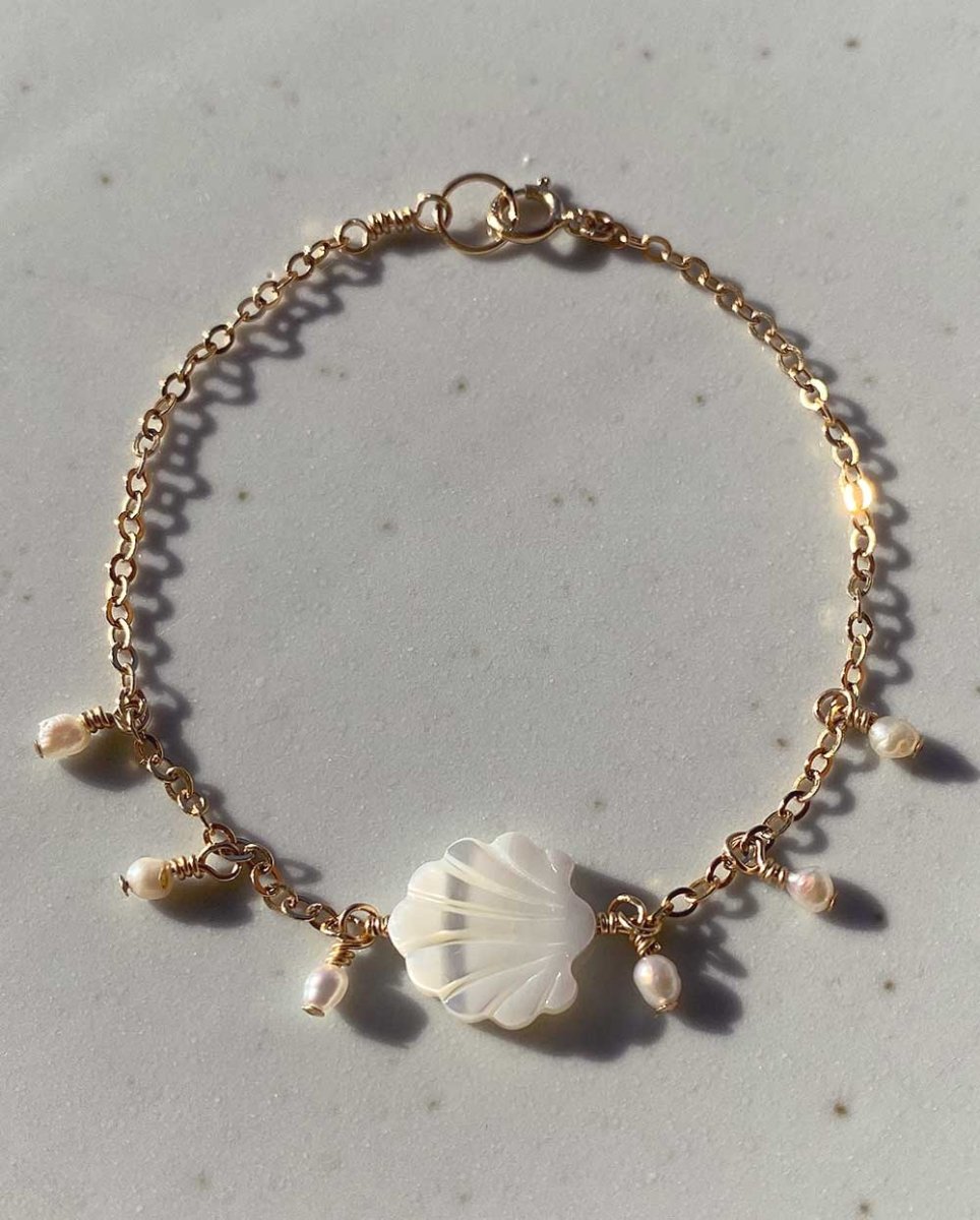 Francesa Moonlight Mother of Pearl BraceletBracelets14K Gold FilledAngela Wozniak Jewellery