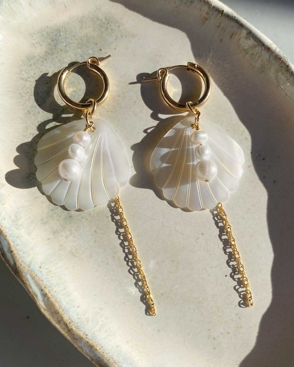 Oasis Mother of Pearl EarringsEarrings14k Gold FilledAngela Wozniak Jewellery