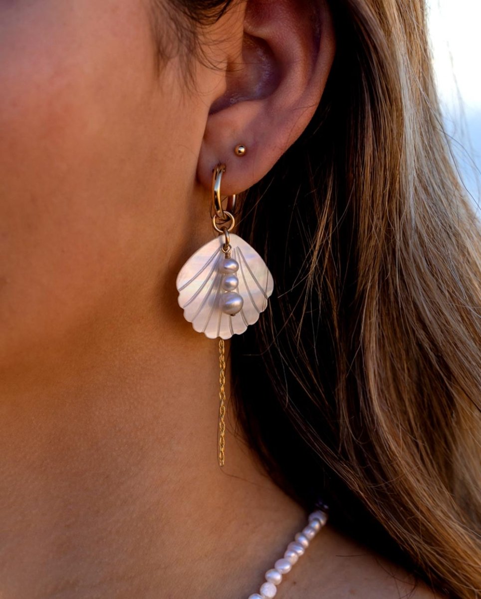 Oasis Mother of Pearl EarringsEarrings14k Gold FilledAngela Wozniak Jewellery