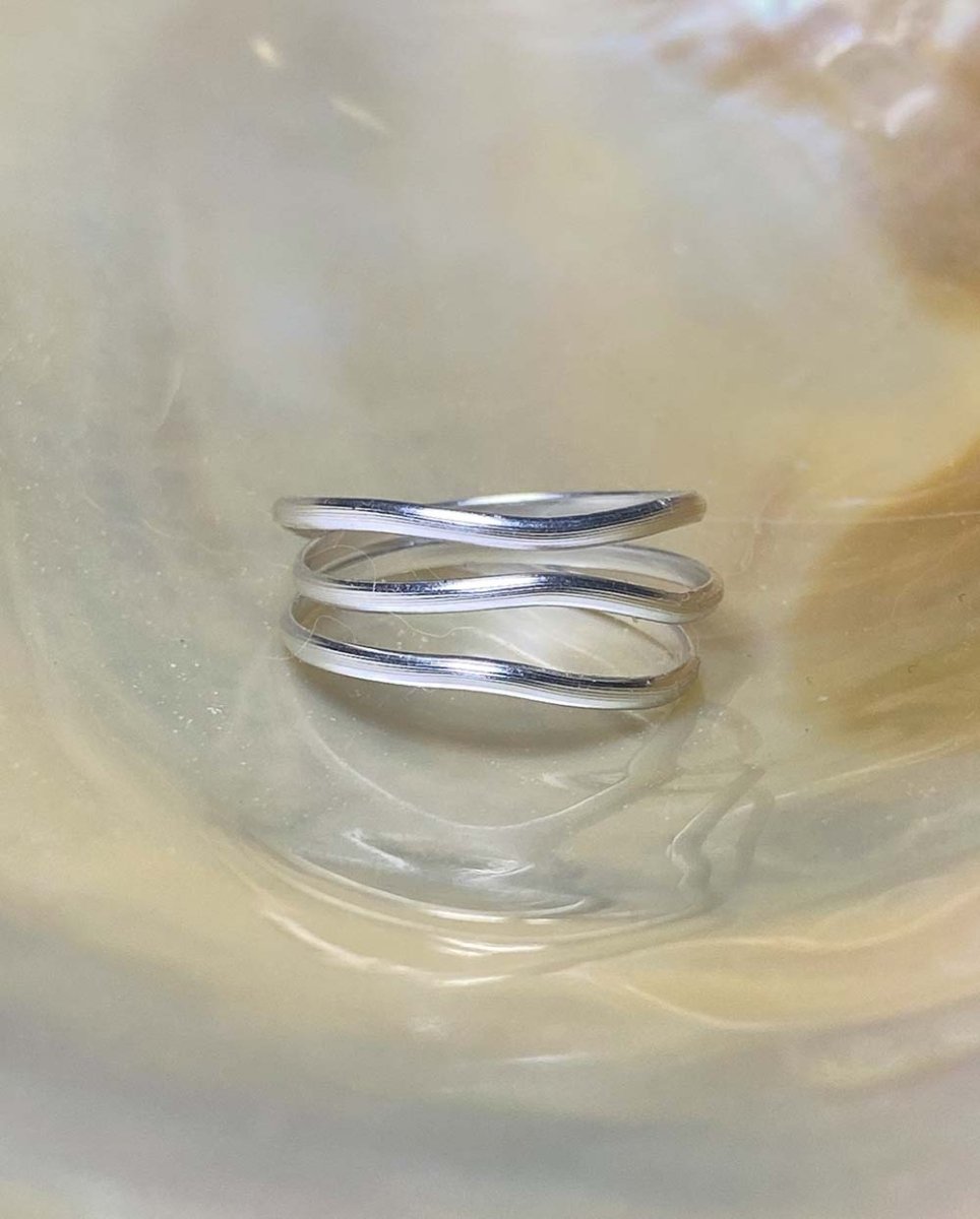 Ocean Waves RingRingsSterling SilverAngela Wozniak Jewellery