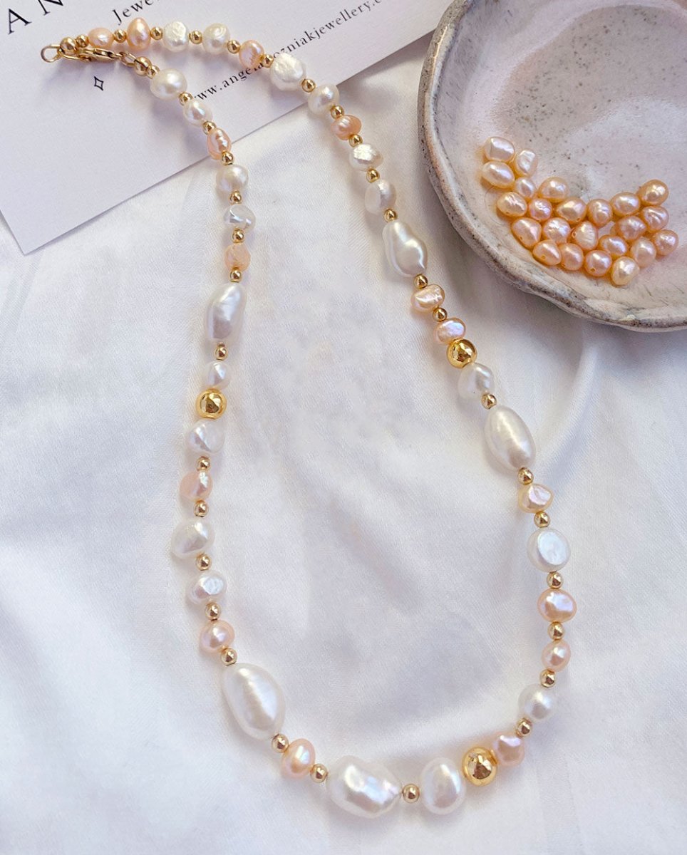 Rhea Goddess Pearl NecklaceNecklaces14K Gold FilledAngela Wozniak Jewellery