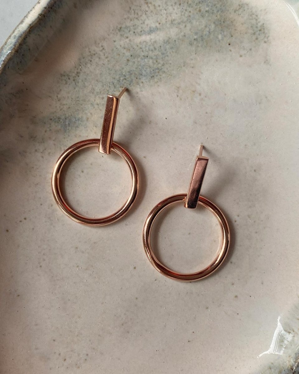 Small Vacation Hoop EarringsEarrings14K Gold VermeilAngela Wozniak Jewellery