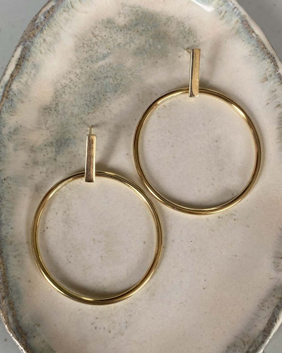 Vacation Hoop EarringsEarringsVarious MetalsAngela Wozniak Jewellery