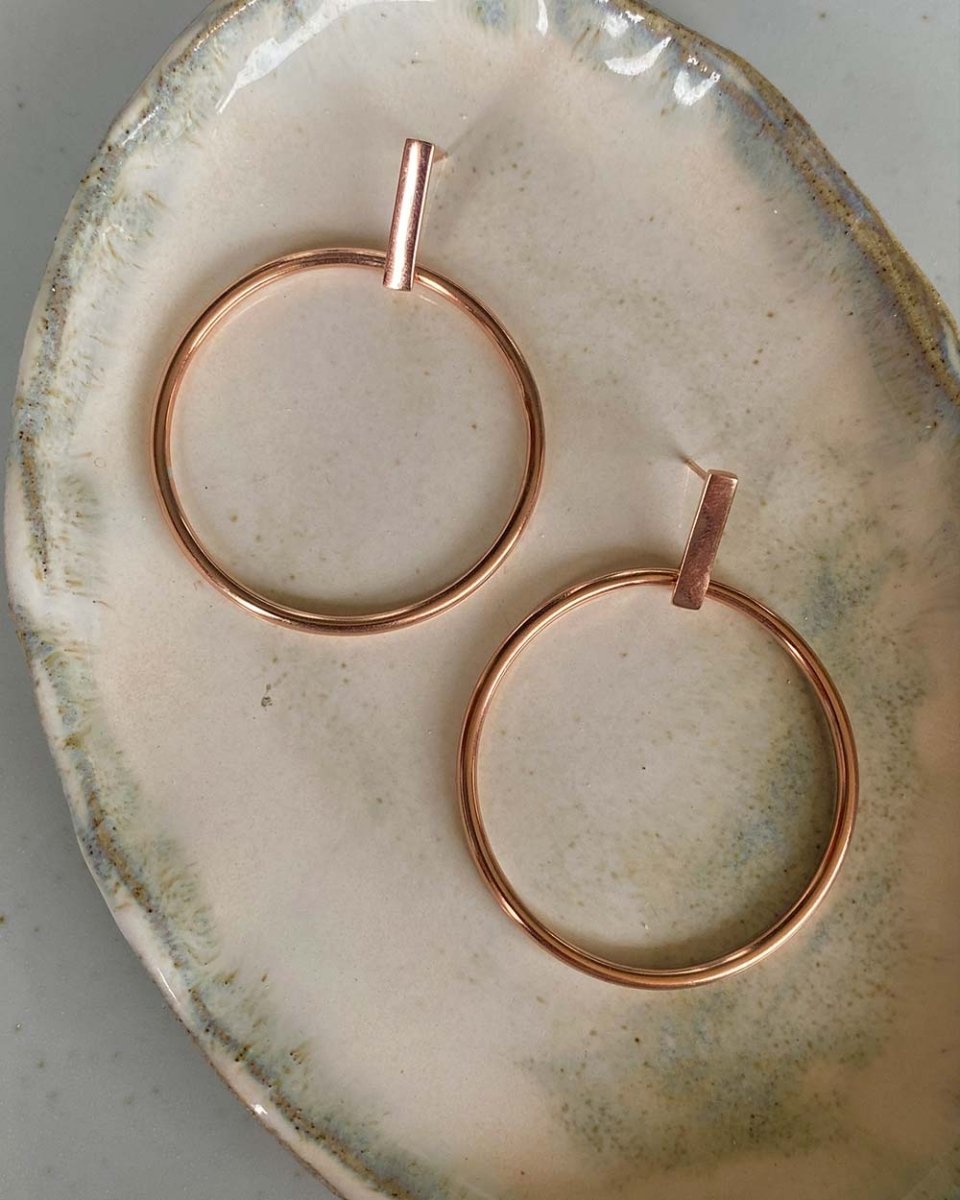 Vacation Hoop EarringsEarringsVarious MetalsAngela Wozniak Jewellery